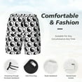 thumbnail image 3 of Fotbe Yin Yang Traje de Baño para Hombre – Shorts de Natación de Secado Rápido con Forro y Bolsillos-3X-Large, 3 of 6