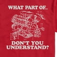 thumbnail image 2 of Instant Message - What Part Don't You Understand Engine - Men's Short Sleeve Graphic T-Shirt, 2 of 6