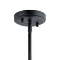thumbnail image 5 of Kichler Winslow Contemporary 1 Light Black Mini Pendant Light with Clear Seeded Glass, 5 of 11