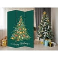 thumbnail image 4 of Festive Merry Christmas Three Panel Room Divider Screen, 4 of 5