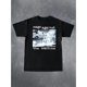 thumbnail image 1 of Camiseta con estampado gráfico "Rage Against" - Camiseta informal de cuello redondo y manga corta - Colección primavera-verano - Letras llamativas y diseño de coche clásico - Tejido ligero para un loo, 1 of 6