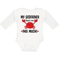 thumbnail image 3 of Inktastic Godson Gifts My Godfather Loves Me Boys or Girls Long Sleeve Baby Bodysuit, 3 of 5