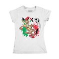 thumbnail image 1 of Playera Fan Army Looney Tunes Talla 4 Coyote México Mundial Manga Corta Blanca, 1 of 4