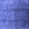 thumbnail image 1 of Ahgly Company Machine Washable Indoor Square Oriental Blue Industrial Area Rugs, 4' Square, 1 of 4