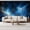 Color 3, variant on Celestial Blue Gold Starry Night Sky Cosmic Peel and Stick Wall Murals 69"H x 96"W Removable PVC Wallpaper Self-Adhesive Wall Paintings for Bedroom Living Room