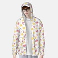 thumbnail image 2 of Kdxio Tropical Fruit Print Women Men Sun Protection UPF 50+ Jackets Zip Up Long Sleeve Hoodie Hiking Lightweight with Pockets, 2 of 7