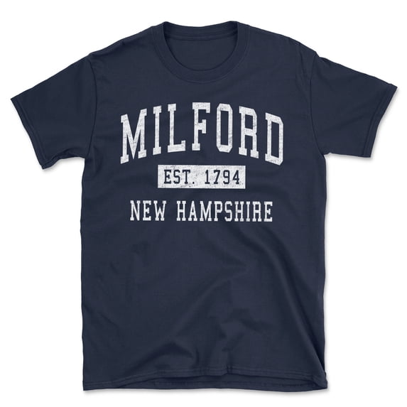 Milford New Hampshire Classic Established Men's Cotton T-Shirt