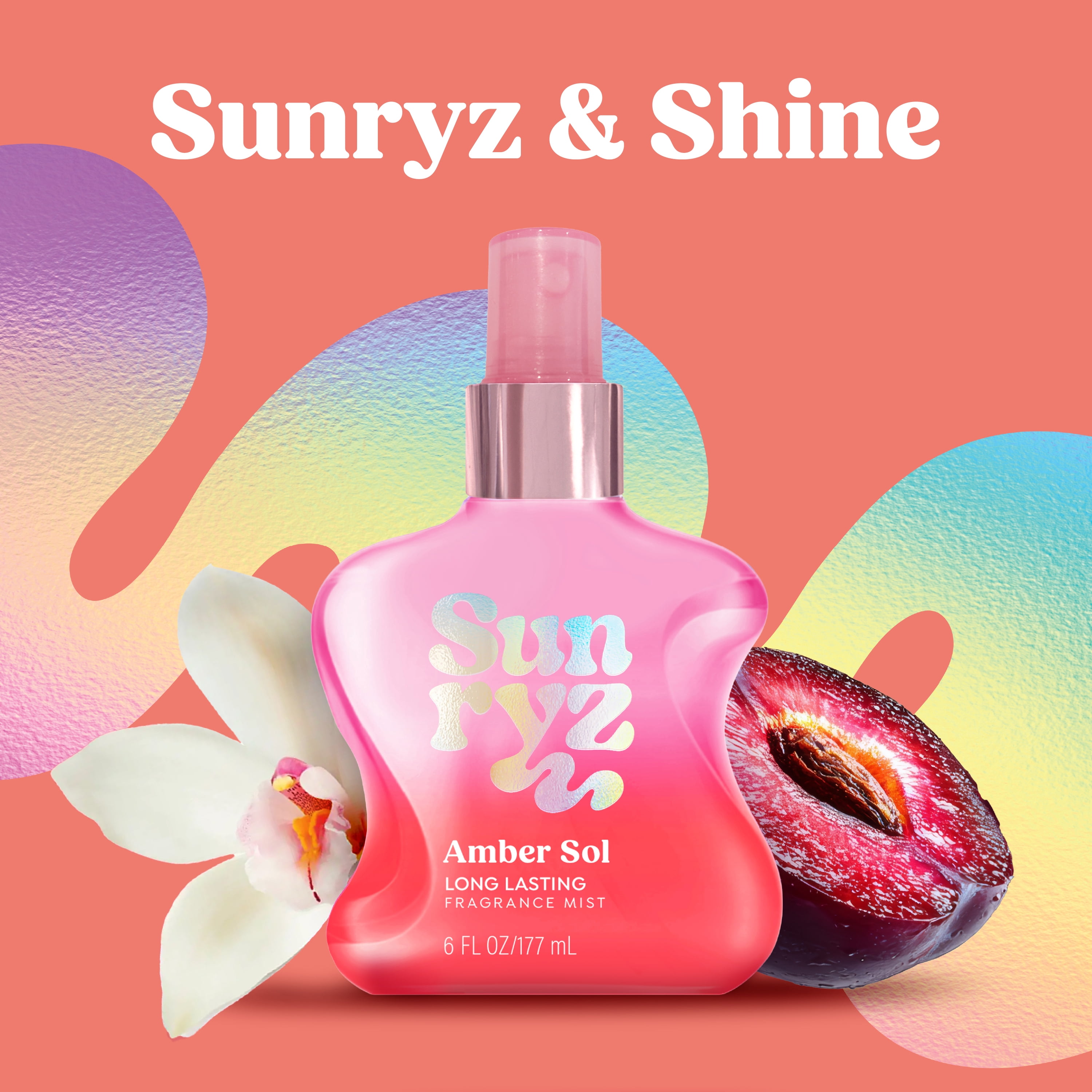 Sunryz Amber Sol Long-Lasting Fragrance Body Mist, 6 fl oz