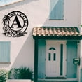 thumbnail image 2 of Metal Wrought Lettering Wall Decoration - for Patio, Front Door, Window, and Home Decor, 2 of 5