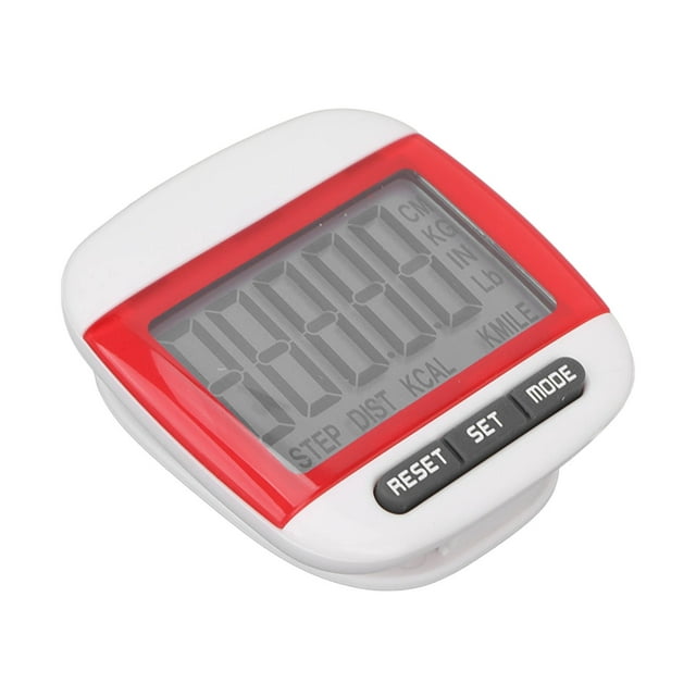 Podómetro NikouMX contador de pasos LCD con clip
