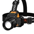thumbnail image 5 of Sensor LED Head Lamp Rotary Zoom USB Charging Head Torch Strong Light Outdoor Flashlight Headlamp with Battery, 5 of 5