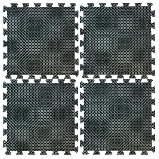Interlocking Rubber Mat Set 4 Piece