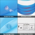 thumbnail image 5 of Inflatable Swimming Pool, 120 x 72 x 22 inches Rectangle Blow Up Pool for Kids, Adults, Toddlers, Thicker BPA-Free PVC Outdoor Inflatable Pool, Garden, Backyard Water Party Family Pool, JA2656, 5 of 8