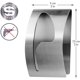 thumbnail image 2 of Toallero autoadhesivo de acero inoxidable, cualquier superficie plana, soporta 5 kg brillar Electrónica, 2 of 5
