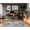 thumbnail image 2 of Ladole Rugs Rustic Beige Brown Teal Green Abstract Pattern Indoor Outdoor Area Rug Tapis, 2 of 5