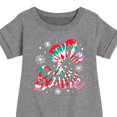 thumbnail image 3 of Barbie - Holidays & Christmas - Tie Dye Logo - Toddler & Youth Girls Fleece Dress, 3 of 5