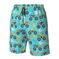 thumbnail image 4 of Fotbe Cartoon Monster Truck Trajes de Baño Estampados para Hombre, Shorts de Verano de Secado Rápido, Ropa de Playa, Bañadores-XX-Large, 4 of 6