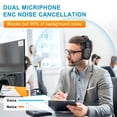 thumbnail image 2 of Auriculares Bluetooth LEAYU H1 con cancelación de ruido V5.2 negros, 2 of 7