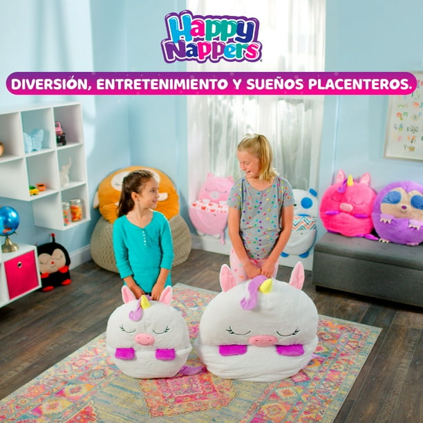 Bolsa para Dormir 2 en 1 Almohada Happy Nappers Unicornio Mediano para Ninos TV Ofertas Happy Nappers N A Walmart en linea