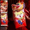 thumbnail image 3 of 2024 Dragon Year Chinese New Year Fabric Red Envelope Spring Festival Children'S New Year Money Red Envelope G, 3 of 5