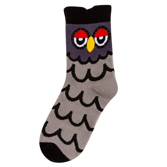 MEICHEN Stockings for Graceful Ladies Fashion Cute Animal Socks Can Be Used As Birthday Cotton Comfortable and Casual Socks Women's Accessories Black