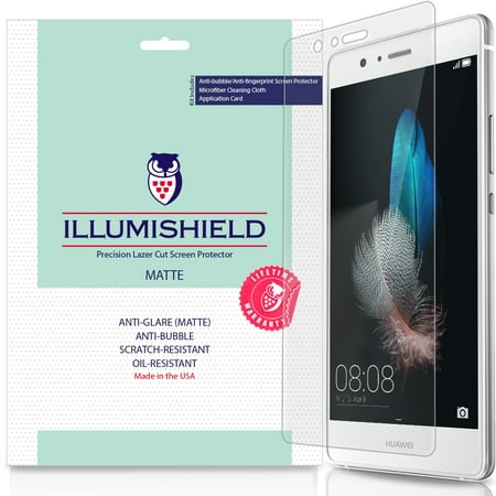 3x iLLumiShield Matte Anti-Glare Screen Protector for Huawei P9 Lite