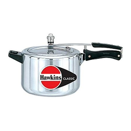 Hawkins Classic Aluminum New Improved Pressure Cooker 5 Liter