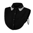thumbnail image 1 of Plaid Rhinestone Detachable Collar for Parties and Events Sparkling Pearl Clip-On Necklace Accessory for Festive and Use, 1 of 5