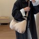 thumbnail image 5 of Bolso acolchado de invierno para mujer bolso de hombro de gran capacidad elegante para uso diario en la oficina, 5 of 9