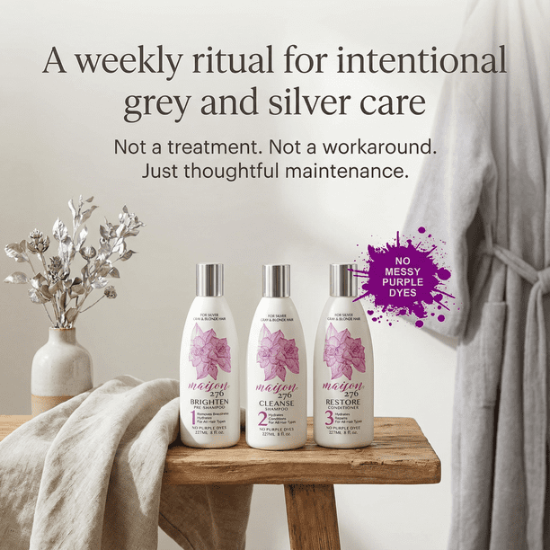 Maison 276, Pre-Shampoo for Grey & Silver Hair, 8 oz, No Purple