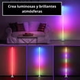 thumbnail image 5 of 2 Pack Lamparas de piso RGB 1.5m Modos de Luz, Audio Rítmica Control Remoto, 5 of 5