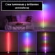 thumbnail image 5 of 2 Pack Lamparas de piso RGB 1.5m Modos de Luz, Audio Rítmica Control Remoto, 5 of 5