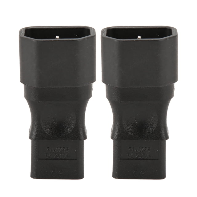 IEC320 C14 To IEC320 C9 Power Adapter, Flame Retardant PVC Shell Power Plug Adapter Wearable Male To Female Plug and Play for PDU Server