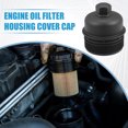 thumbnail image 2 of Unique Bargains Engine Oil Filter Housing Cover Cap 26351-3C250 for Kia Sedona 3.8L 2009-2010 Plastic Black, 2 of 6