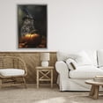 thumbnail image 2 of Stupell Industries Bewitching Gaze of Owl Gray Framed Floater Canvas Wall Art design by Kelley Parker, 31 x 21, 2 of 9