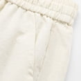 thumbnail image 5 of WIZUTIZ Mens Wide Leg Pants Summer Lightweight Relaxed Fit Drawstring Palazzo Pants Straight Boho Beach Pants with Pockets, 5 of 5
