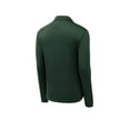 thumbnail image 4 of Sport Tek Adult Male Men Plain Long Sleeves Polo Forest Green X-Small, 4 of 4