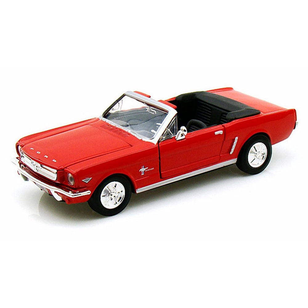 1964.5 Ford Mustang Convertible, Red - Motormax Premium American 73212 ...