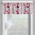 thumbnail image 2 of Ambesonne Japanese Valance Pack of 2, Sakura Tree Blossoms, 54"X12", Pink Purple and Ivory, 2 of 5
