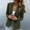 Army Green, variant on DondPO Blazers for Women Women Casual Solid Single Button Lapel Long Sleeve Slim Suit Temperament Coat For Ladies Blazers for Women Business Casual Work Office Suit Jackets Green L
