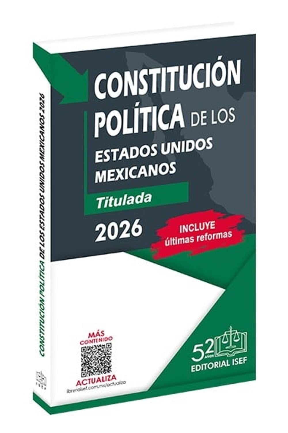 Constitución Política de los Estados Unidos Mexicanos 2026 | Walmart en ...