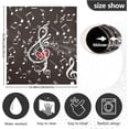 thumbnail image 3 of Coolnut Musical Note Dishwasher Magnet Cover, Magnetic Refrigerator Panel Decal Wash Machine Front Door Decorative Cover for Home Kitchen Farmhouse Decor, 23"x 26", 3 of 6