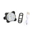 thumbnail image 4 of Luz trasera JINMJMXG de Carga USB para bicicleta de montaña al aire libre roja y blanca, 4 of 5