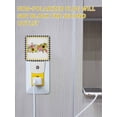 thumbnail image 5 of Night Lights Auto Sensor Daisy Sunflowe Plug-in LED Nightlights Lamp Dusk to Dawn for Living Room, Bedroom, Bathroom, Hallway, Stairways Wall Decor, Summer Floral Black Buffalo Plaid Night Light, 5 of 9