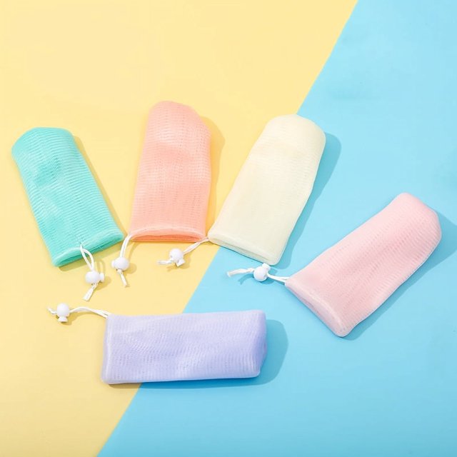 6 capas de espuma de jabón espesa, red facial, jabón especial, gel de ducha, limpiador facial