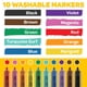 thumbnail image 2 of Marker Crayola Superclicks de 10 quilates, retráctil y lavable para niños, 2 of 7