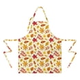 thumbnail image 2 of Autumn Fall Leaves Pattern Apron-Garden Aprons for Women with Pockets-Cotton Linen Waterproof Kitchen Cooking Gardening Aprons Adjustable for Kitchen,Cooking,BBQ and Salon 33"x27", 2 of 7