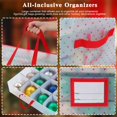 thumbnail image 3 of Caja de almacenamiento para bolas decorativas navideñas BIEBOS impermeable, 3 of 6