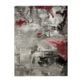 thumbnail image 5 of Paco Home Modern Designer Rug with Artful Design in Grey-Red - 2'8" x 4'11" (3'x5'), 5 of 5