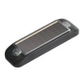 thumbnail image 1 of mmirethe Black Motorcycle Rear End Collision Warning Light Solar Charging Easy Installation No Wiring black Blue light, 1 of 6